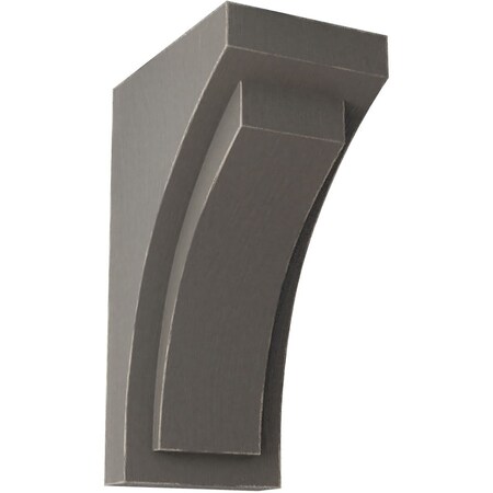 Ekena Millwork 2 1/2"W x 3 3/4"D x 6"H Mini Felix Wood Vintage Decor Corbel, Reclaimed Grey CORWD02X03X06FEGY